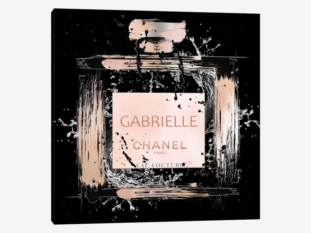 GABRIELLE Eau Couture Abstract Perfume Bottle by Pomaikai Barron 1-piece Art Print