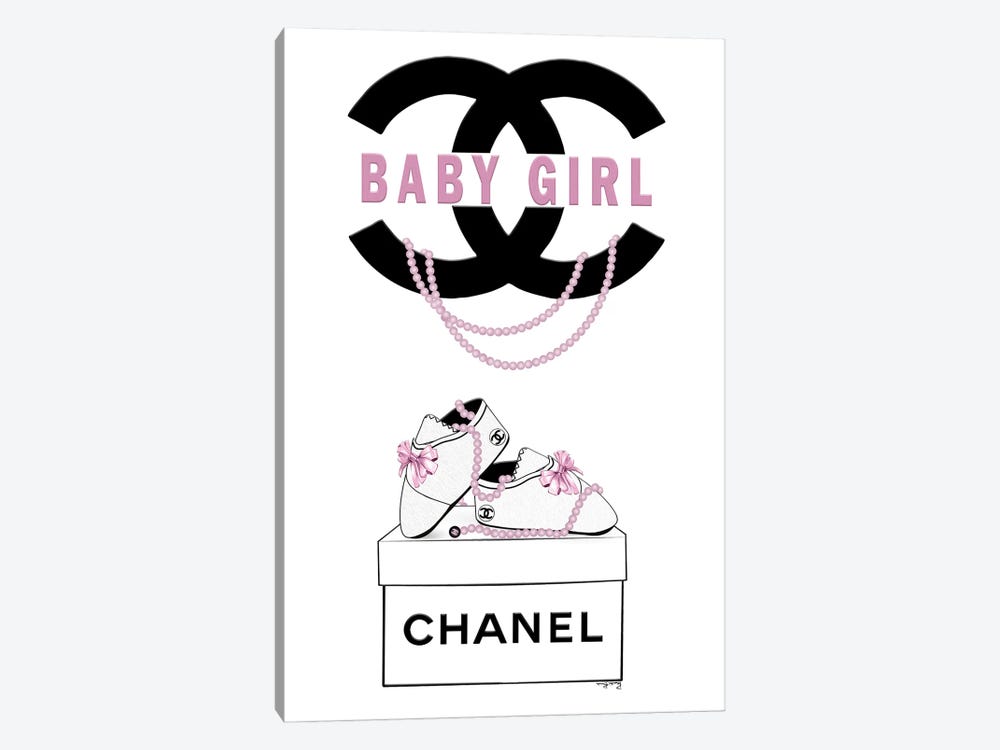 Baby Girl Chanel by Pomaikai Barron 1-piece Canvas Wall Art