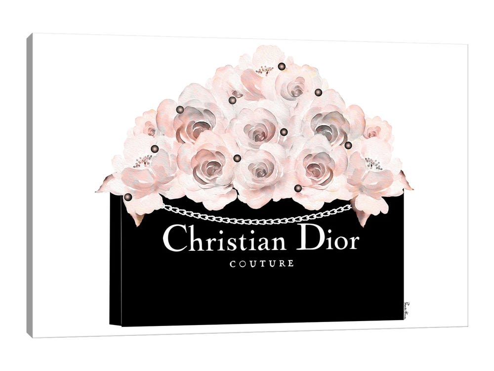 Cadre mural Christian Dior (1 Part) Vertical - Textes