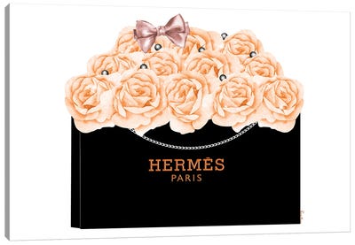 Hella Cute Hermes Canvas Art Print - Shopping Art