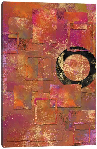 Pages-Acceptance Canvas Art Print - Red Abstract Art