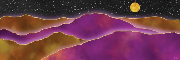 Gold & Pink: Valley Of Vibrance by Pomaikai Barron