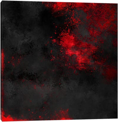 Red Noise I Canvas Art Print - Pomaikai Barron