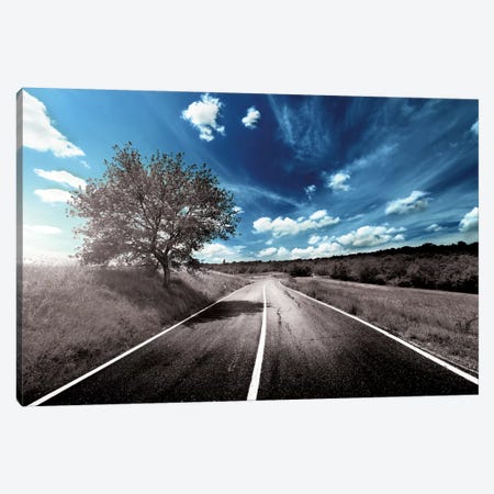 Clouds Approach Canvas Print #POC2} by 5by5collective Canvas Wall Art