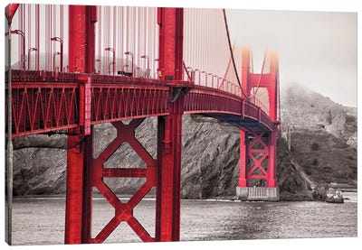 Indestructible Bridge Canvas Art Print - Pop of Color