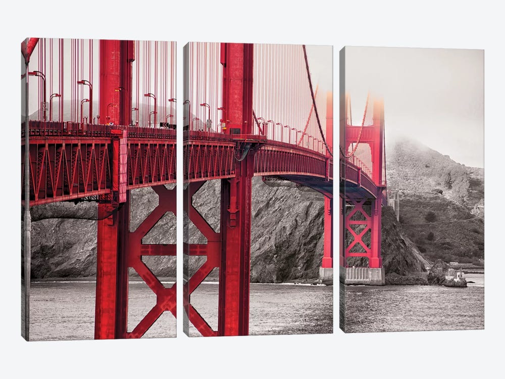 Indestructible Bridge by 5by5collective 3-piece Canvas Art