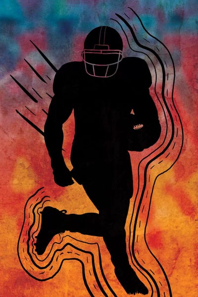 Kids Sports Art: Ahead of the Pack by 5by5collective