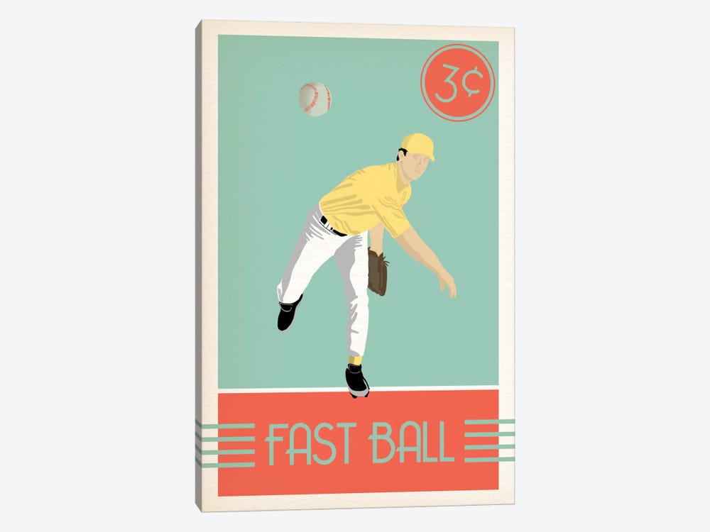 Fast Ball 1-piece Canvas Art Print