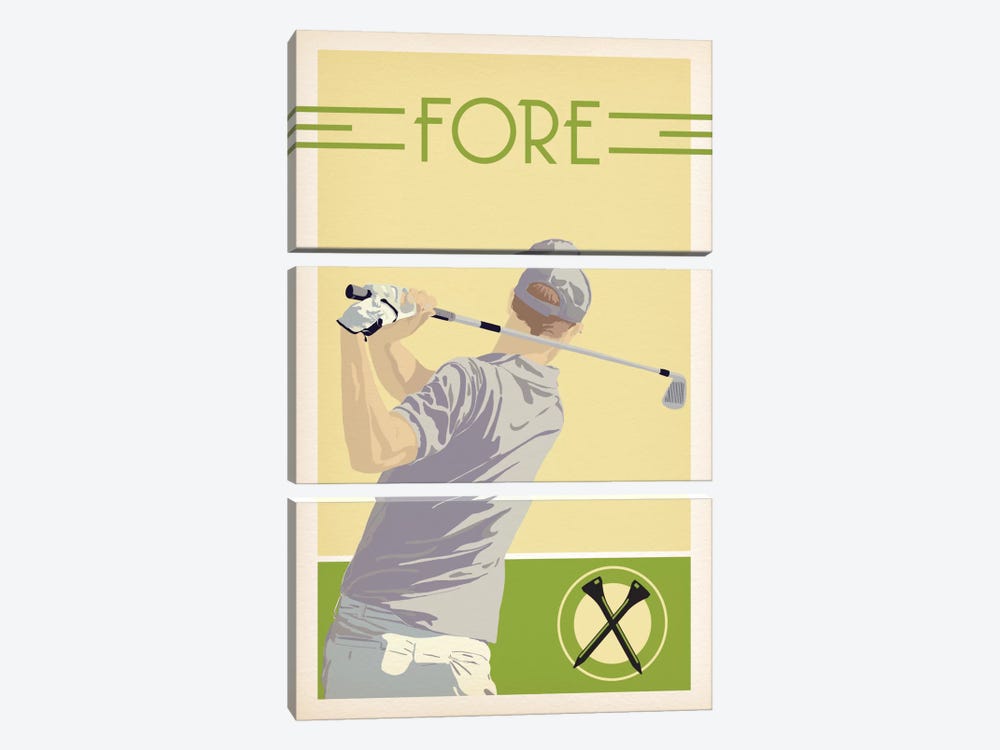 Fore by 5by5collective 3-piece Canvas Artwork