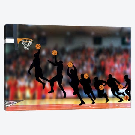 Mechanics of a Dunk Canvas Print #POG18} by 5by5collective Canvas Print