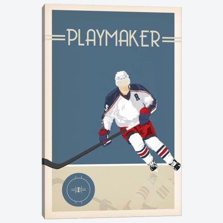 Playmaker Canvas Print #POG19} by 5by5collective Canvas Art Print