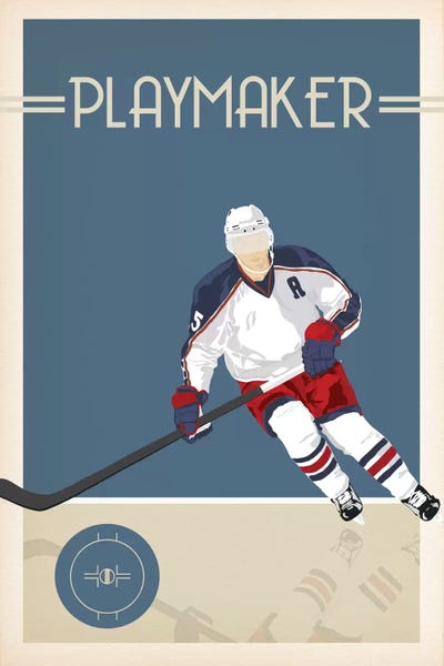 Kids Sports Art: Playmaker by 5by5collective
