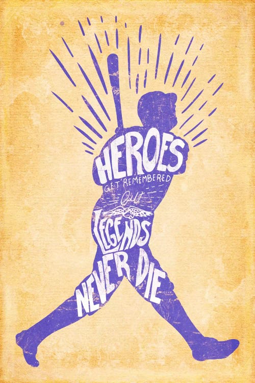 Legends Never Die by 5by5collective wall art