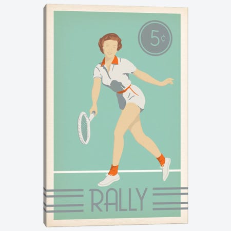 Rally Canvas Print #POG20} by 5by5collective Canvas Wall Art