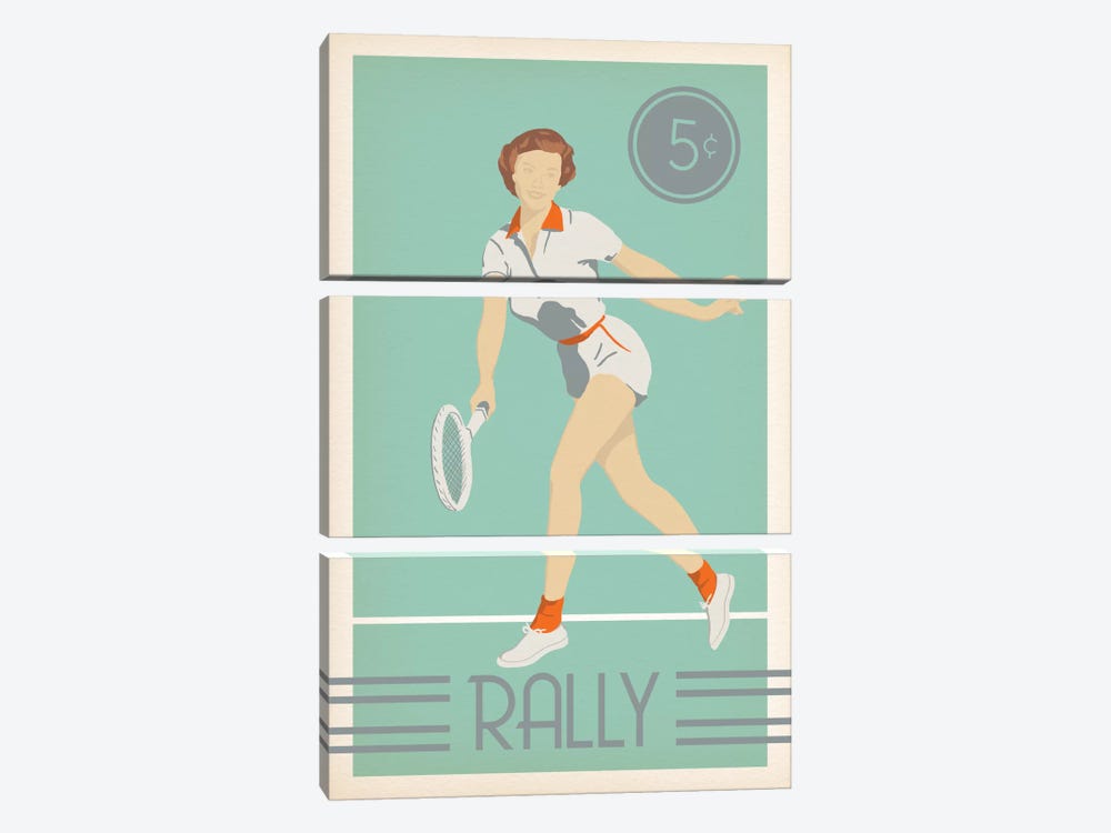 Rally by 5by5collective 3-piece Canvas Art