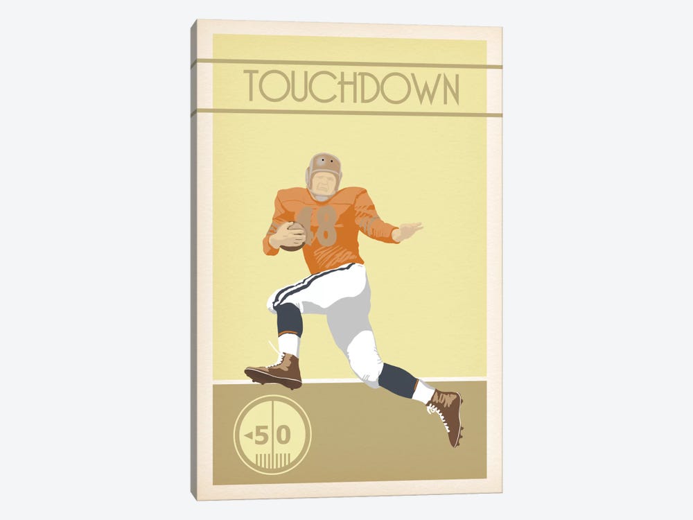 Touchdown by 5by5collective 1-piece Canvas Print