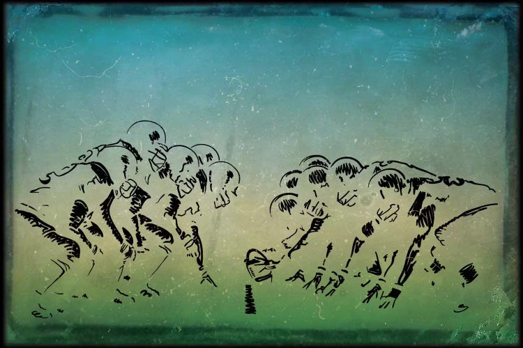 GridIron by 5by5collective wall art