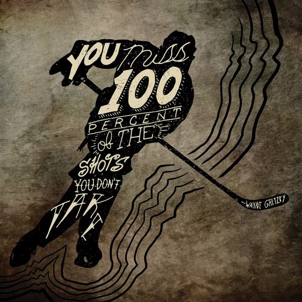 Kids Sports Art: 100% of the Shots by 5by5collective