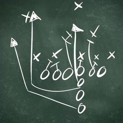 Scrimmage Green by 5by5collective art print