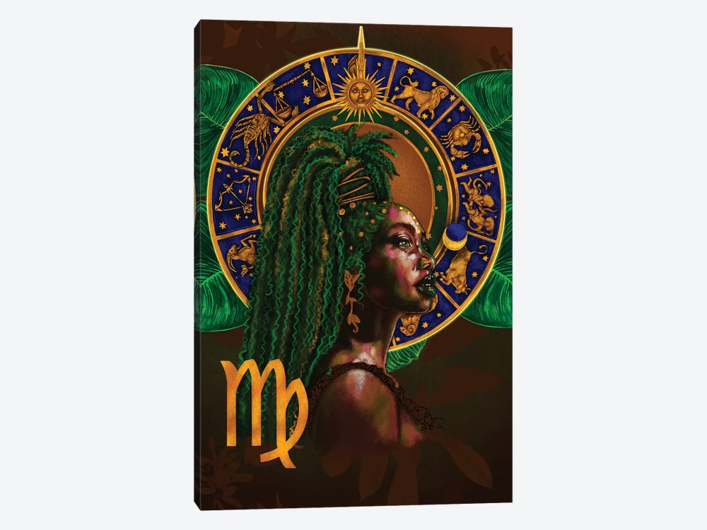Virgo Woman by Poetically Illustrated 1-piece Canvas Print
