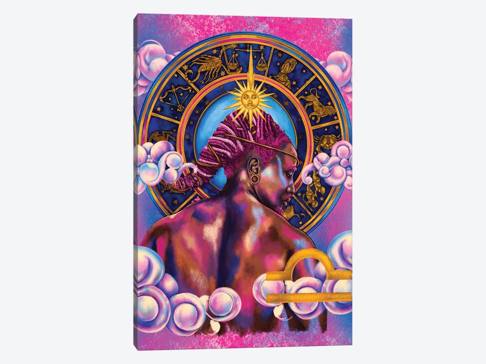 Libra Man by Poetically Illustrated 1-piece Canvas Wall Art