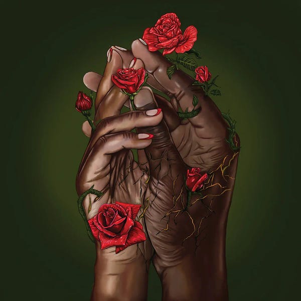 Romantic Bedroom (Couples): Us by Poetically Illustrated