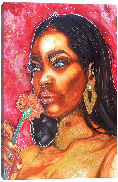 Desire Canvas Art Print - #BlackGirlMagic