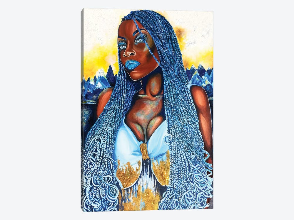 Yemaya by Poetically Illustrated 1-piece Canvas Artwork
