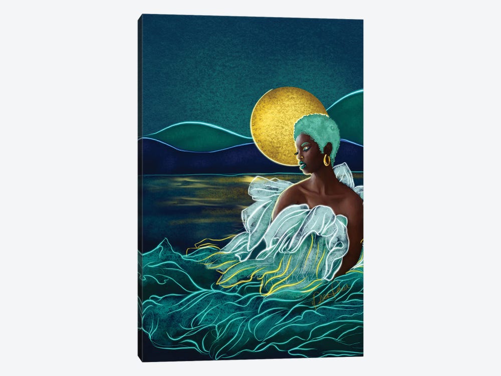 Wavelength by Poetically Illustrated 1-piece Canvas Print