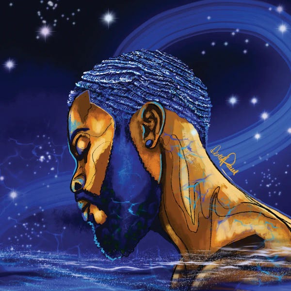Dreamer: Man Of Water Elements Series by Poetically Illustrated