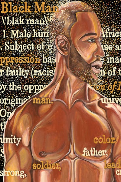 Body Positivity: Black Man by Poetically Illustrated