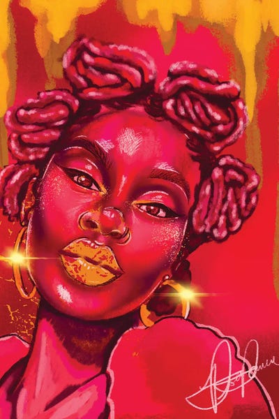 Ruby by Poetically Illustrated canvas print