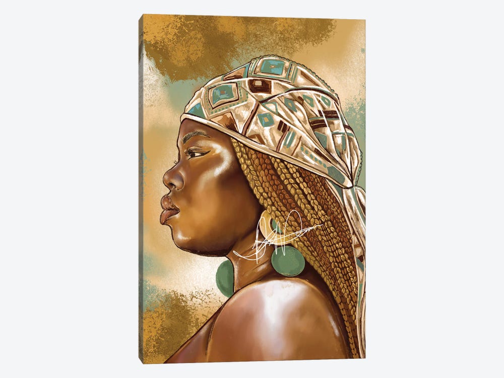 Olivia by Poetically Illustrated 1-piece Canvas Artwork