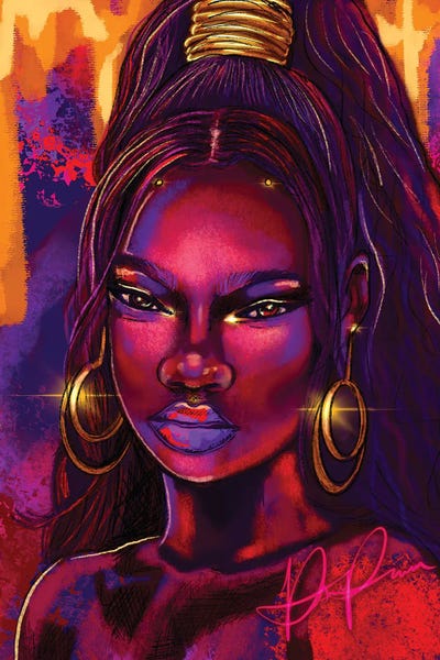 Kiana by Poetically Illustrated canvas print