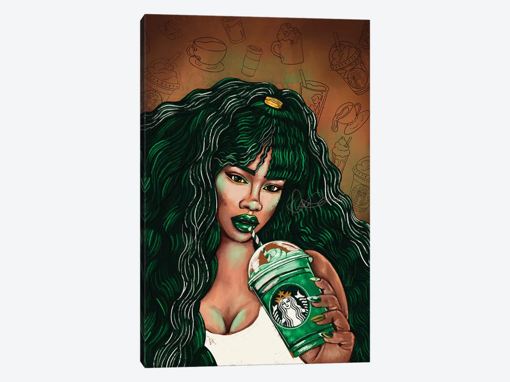 Bucks Girl by Poetically Illustrated 1-piece Canvas Artwork