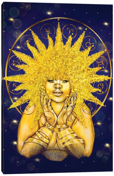 Sundai Signs Of The Sun Canvas Art Print - Poetically Illustrated