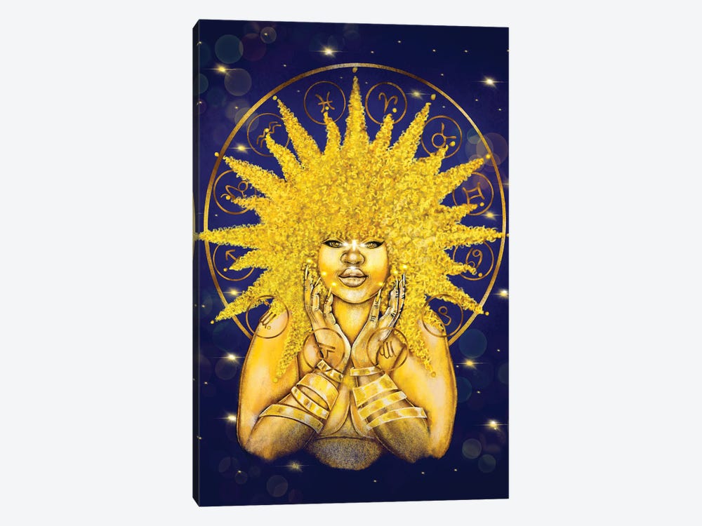Sundai Signs Of The Sun by Poetically Illustrated 1-piece Canvas Artwork