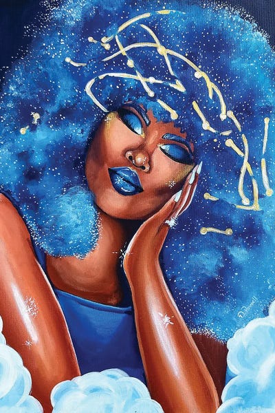 Head In The Clouds: Blue Dreams by Poetically Illustrated