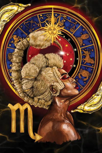 Scorpio: Scorpio Woman by Poetically Illustrated
