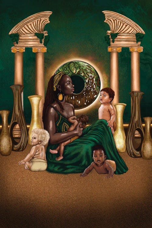 Divine Mother And Children