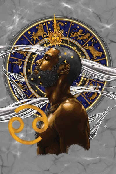 Cancer: Cancer Man by Poetically Illustrated