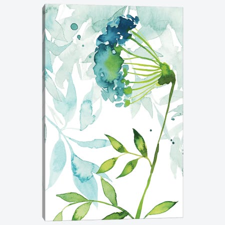 Flower & Leaf Layers I Canvas Print #POP1014} by Grace Popp Canvas Print