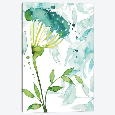 Flower & Leaf Layers II Canvas Print #POP1015} by Grace Popp Art Print