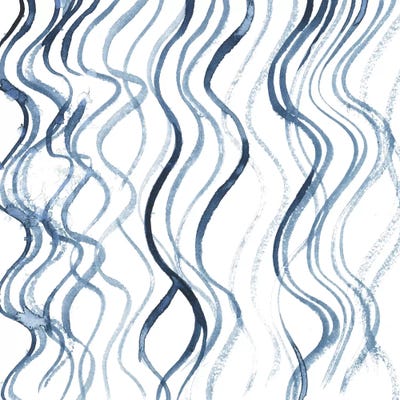 Grace Popp - Canvas Prints: Indigo Ripple IV by Grace Popp