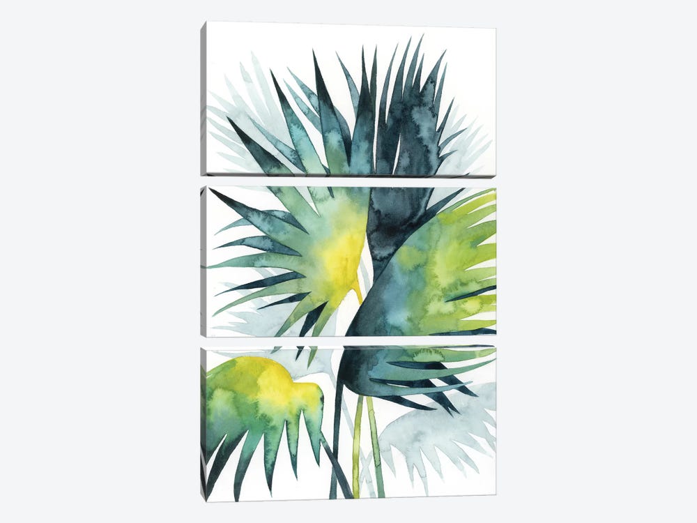 Sunset Palm Composition IV by Grace Popp 3-piece Canvas Artwork