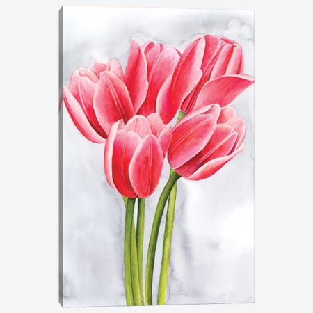 Tulip Tangle II Canvas Print #POP1092} by Grace Popp Canvas Art