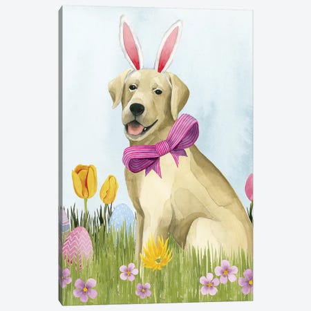 Puppy Easter I Canvas Print #POP1184} by Grace Popp Canvas Print