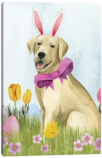 Puppy Easter I Canvas Art Print - Easter Art