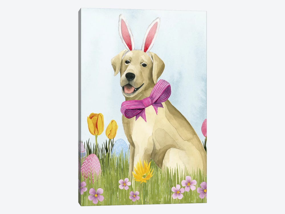 Puppy Easter I by Grace Popp 1-piece Canvas Artwork