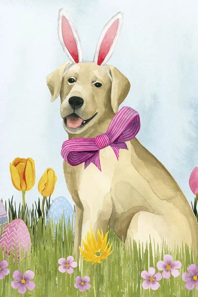 Tulips: Puppy Easter I by Grace Popp